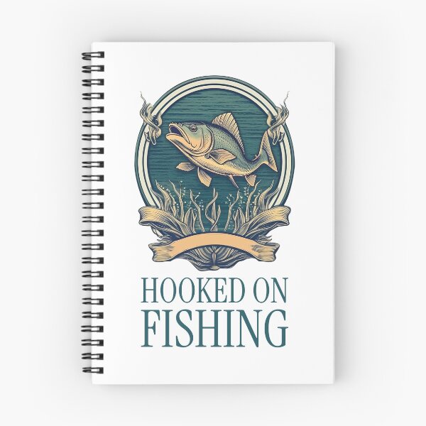 Item preview, hooked on fishing designed and sold by adigitaldreamer.