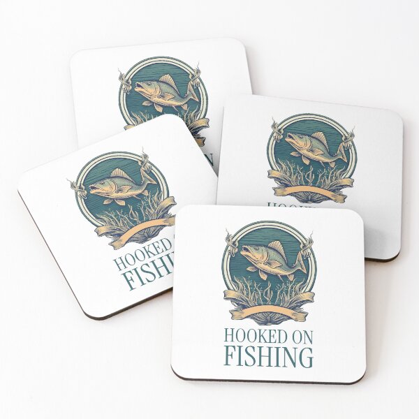 Item preview, hooked on fishing designed and sold by adigitaldreamer.