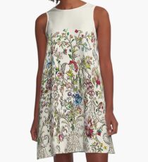 Vestido acampanado Rococo Court Mantua