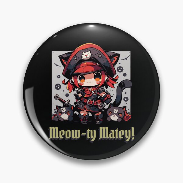Item preview, Meow-ty Matey! designed and sold by Chibi Cat Art Corner.