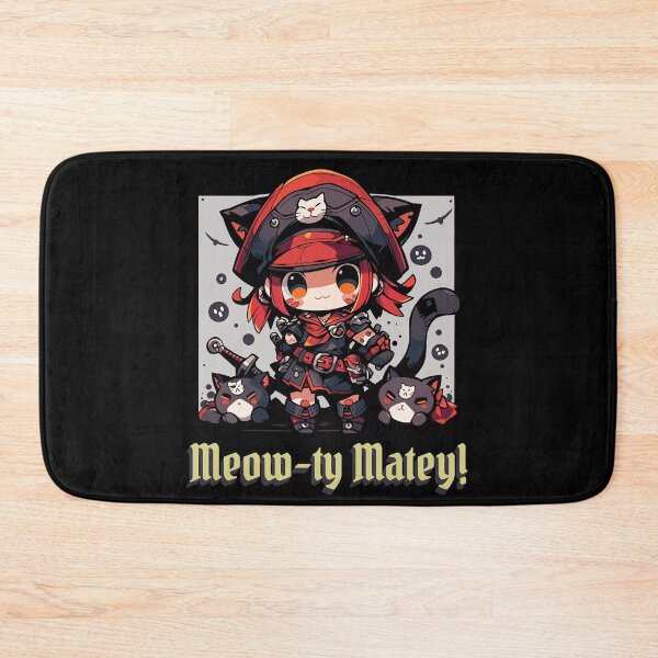Item preview, Meow-ty Matey! designed and sold by Chibi Cat Art Corner.