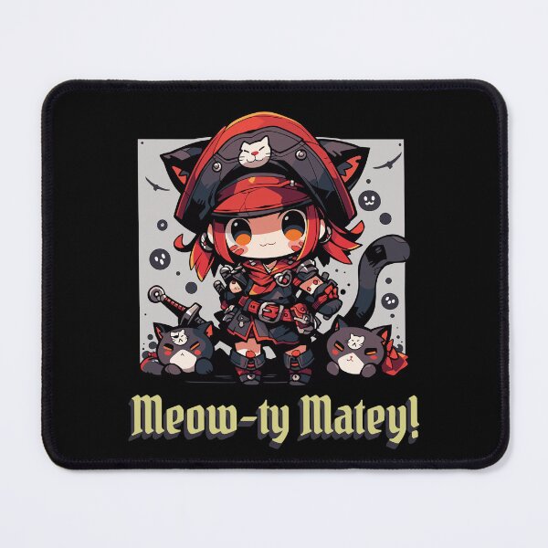Item preview, Meow-ty Matey! designed and sold by Chibi Cat Art Corner.