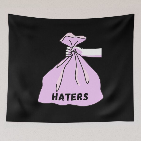 Item preview, Haters are trash designed and sold by ColorRealm.