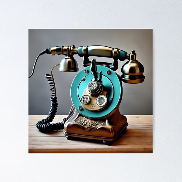 Item preview, Colorful Vintage Nostalgia Antique Rotary Dial Telephone  designed and sold by Justteesme.