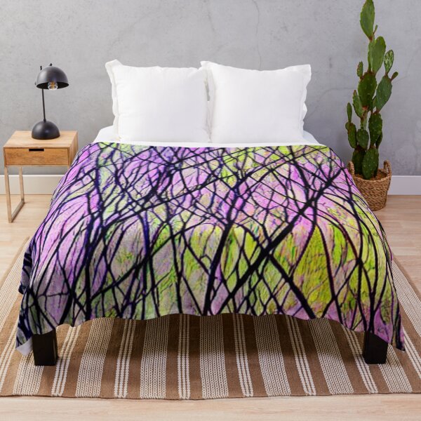 Item preview, Abstract Black Branches on Pastel Sky designed and sold by calibrit.