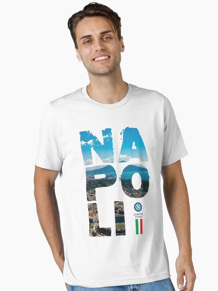 SSC Napoli T-Shirt Campioni D'Italia 24/25 - Offizielles Fan-Shirt