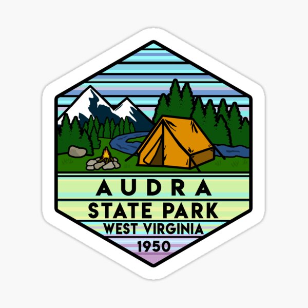 Item preview, Audra State Park West Virginia Hexagon designed and sold by VanyaKar.