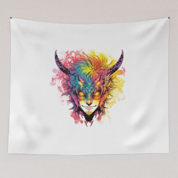 Item preview, Demon Face - Mystery and Power designed and sold by Neuronexia.