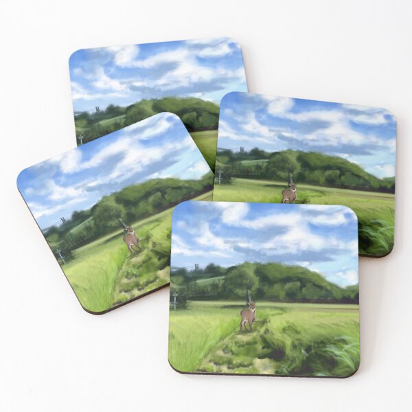 Item preview, Deer in Vast Field  designed and sold by Fawnadeer.