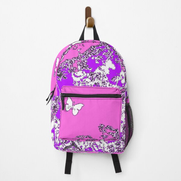 Item preview, WHITE BUTTRFLIES PINK-PURPLE GARDEN ABSTRACT ART designed and sold by sharlesart.
