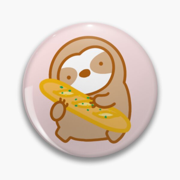 Item preview, Cute Garlic Bread Sloth  designed and sold by theslothinme.
