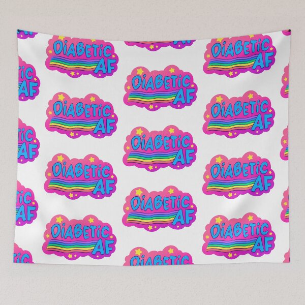 Item preview, Diabetic AF designed and sold by MillyD13.