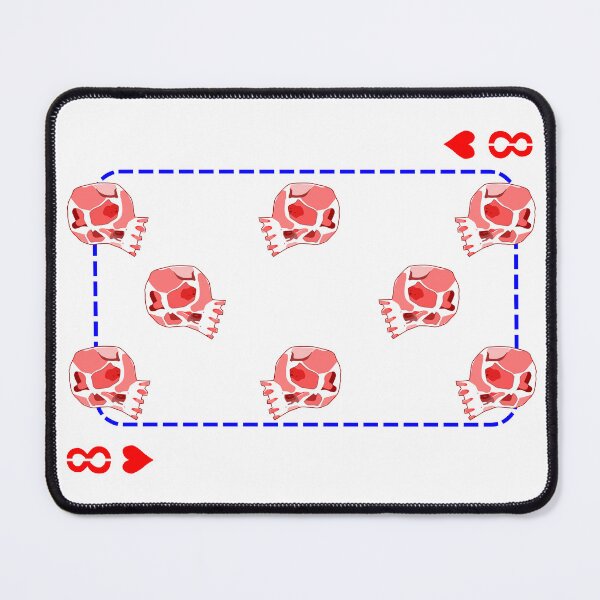 Item preview, 8 of hearts designed and sold by m-yoga-store.
