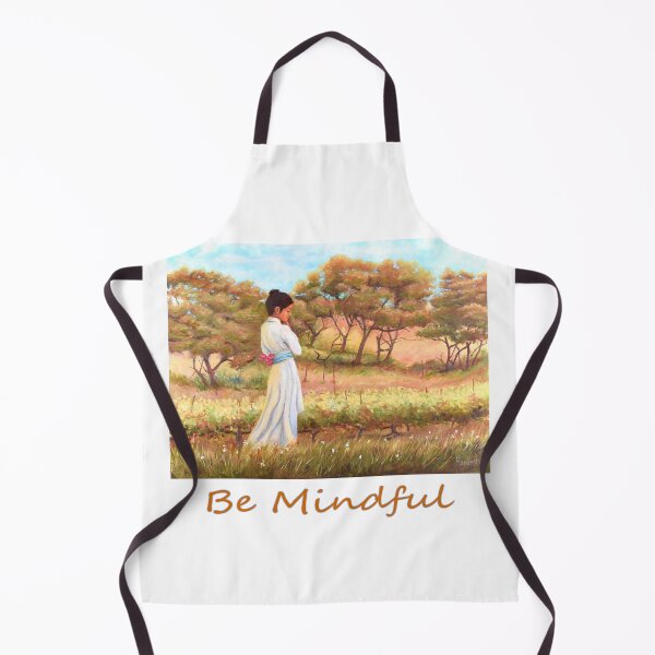 Artikelvorschau, Woman walking in Sonoma California vineyard zen yoga buddhism entworfen und verkauft von Fantasyart123.