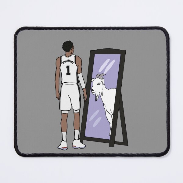 Item preview, Victor Wembanyama Mirror GOAT designed and sold by RatTrapTees.