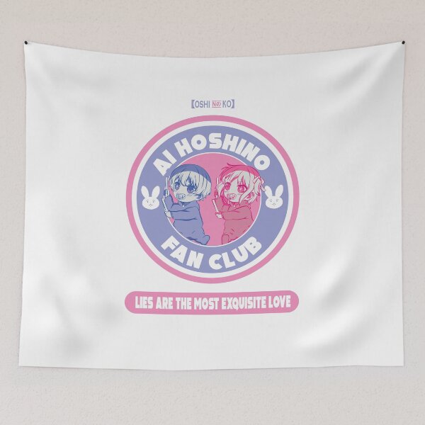 Item preview, OSHI NO KO: AI HOSHINO FAN CLUB (WHITE) designed and sold by FunGangStore.