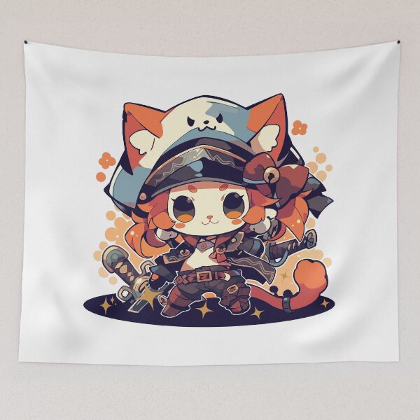 Item preview, Furrocious Pirate designed and sold by Chibi Cat Art Corner.