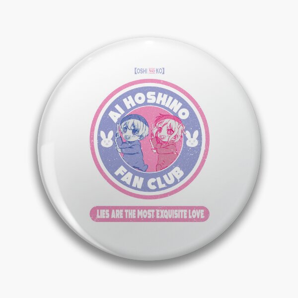Item preview, OSHI NO KO: AI HOSHINO FAN CLUB (GRUNGE STYLE) WHITE designed and sold by FunGangStore.
