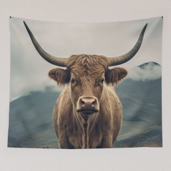 Item preview, Ox Standing in an Open Field designed and sold by EnviPrints.