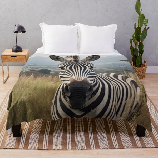 Item preview, Zebra in African Field designed and sold by EnviPrints.