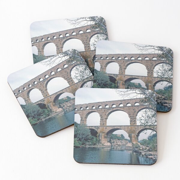Item preview, 1970s Pont du Gard Roman Aqueduct over Gard River, France designed and sold by thatwaslife.