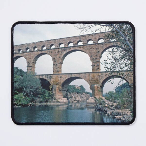 Item preview, 1970s Pont du Gard Roman Aqueduct over Gard River, France designed and sold by thatwaslife.