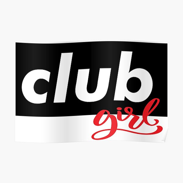 Club Girl Posters Redbubble - dolphino club roblox