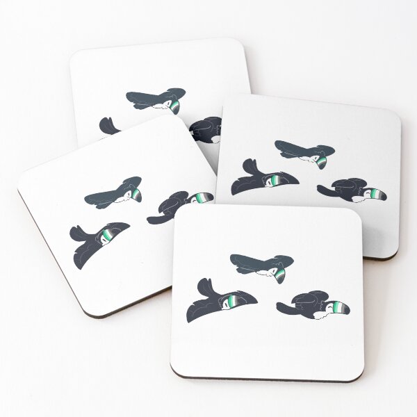 Item preview, Aromantic Pride Toucans designed and sold by Oli-gib.