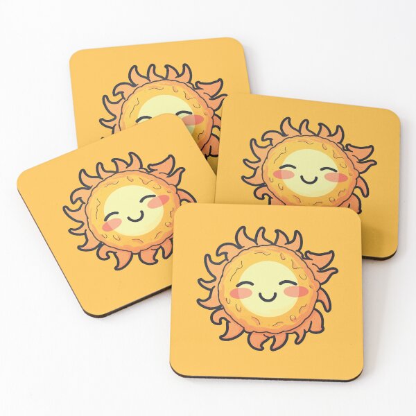 Item preview, Sunny Smiles: Kawaii Delight of the Radiant Sun designed and sold by TrendyArtInk.
