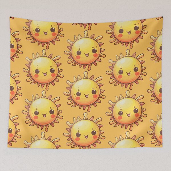 Item preview, Radiant Sun's Charm: Kawaii Delights of Daylight designed and sold by TrendyArtInk.