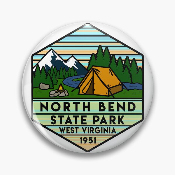 Item preview, North Bend State Park West Virginia Hexagon designed and sold by VanyaKar.