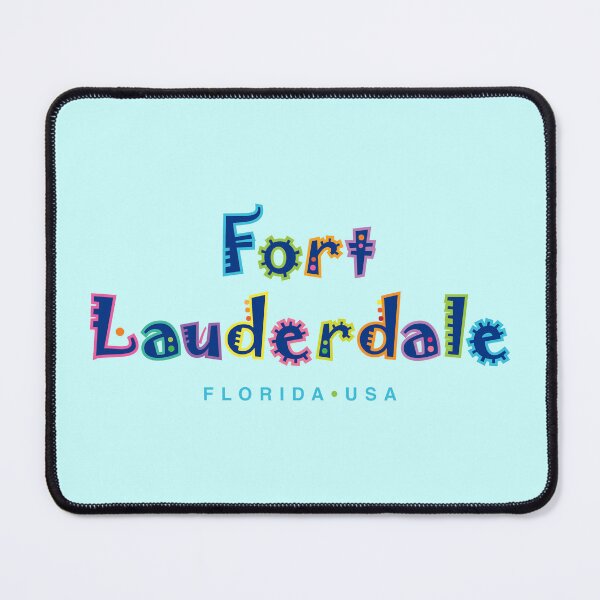 Item preview, Fort Lauderdale Florida Typographic Design designed and sold by Futurebeachbum.