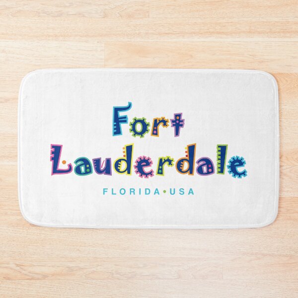 Item preview, Fort Lauderdale Florida Typographic Design designed and sold by Futurebeachbum.