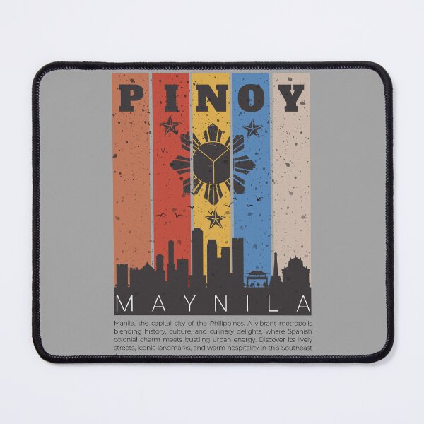 Item preview, Pinoy, Maynila Black Text designed and sold by MyPrintCharming.