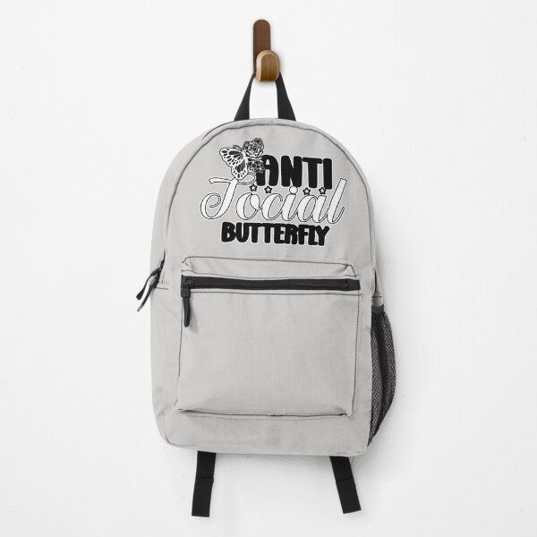 Item preview, Anti Social Butterfly Black and White with Butterfly designed and sold by JoyOfHopeStore.