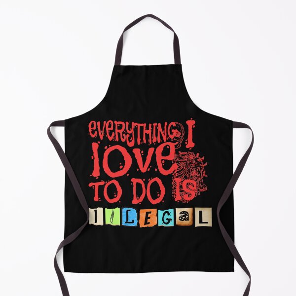 Item preview, Everything I Love To Do Is Illegal designed and sold by my-green-gecko.