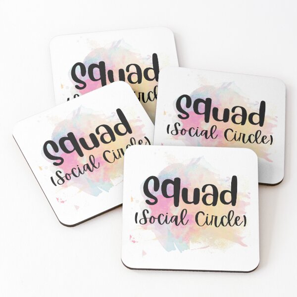 Item preview, Squad (Social Circle) Design designed and sold by JAMTEESHOP.