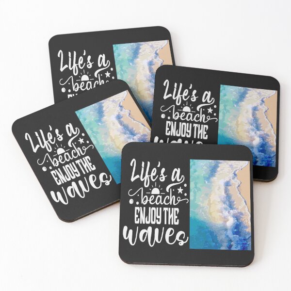 Item preview, Life's a Beach Enjoy the Waves designed and sold by GL Digital Artwork .