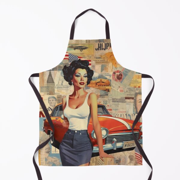 Item preview, America Retro Vintage Patchwork of Americana Pattern Collage designed and sold by BrandonArtWorld.