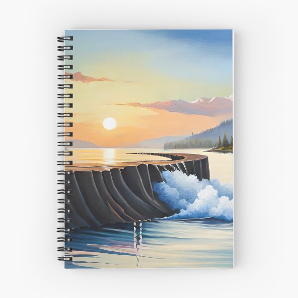 Item preview, Abstract  painting of a wave coming out of a dam detailed painting ,acrylic art, oil  designed and sold by Aliharis.