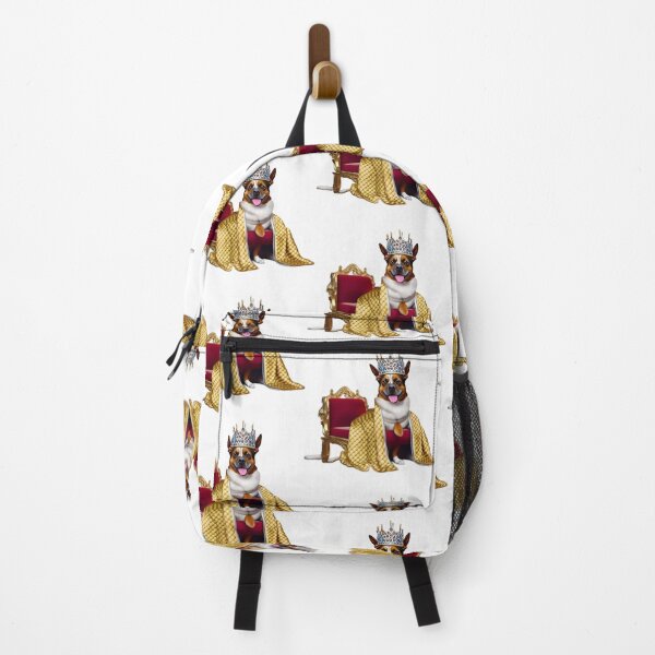 Item preview, Reigning Cats and Dogs Panting Dog Puppy King designed and sold by Bloomin' Arty Families.