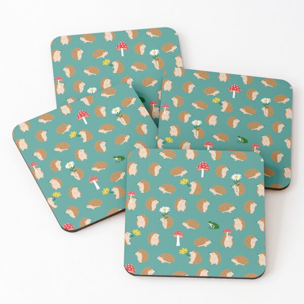 Item preview, Cute hedgehog pattern designed and sold by Jennifer Ladd.
