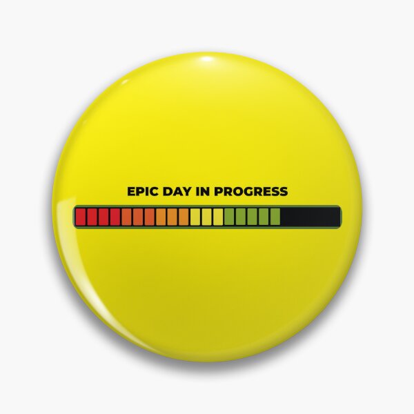 Item preview, EPIC DAY IN PROGRESS - colored bars designed and sold by DesingMindset.
