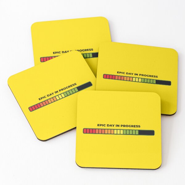 Item preview, EPIC DAY IN PROGRESS - colored bars designed and sold by DesingMindset.