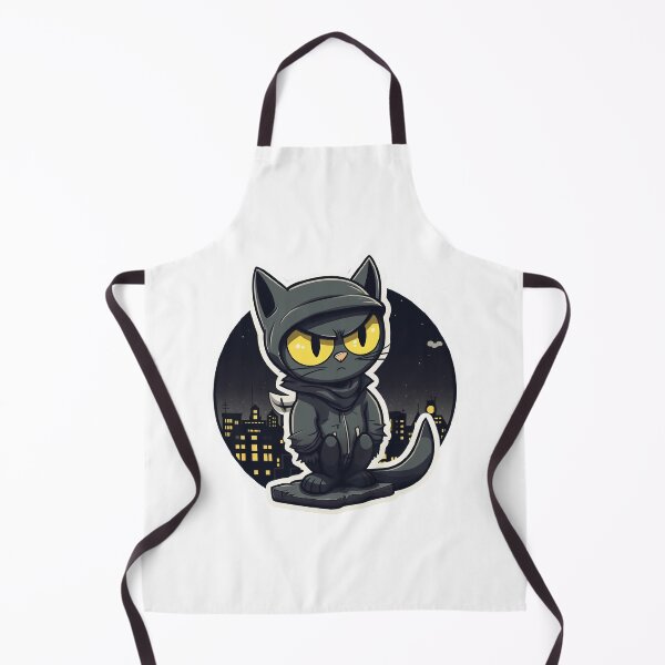 Item preview, Mysterious Masked Ninja Cartoon Cat designed and sold by lessyun.