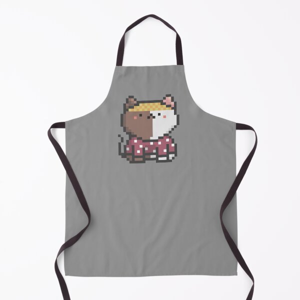 Item preview, Pixel Quiet Two Face Brown Black Cat 100 designed and sold by sosorimaru.
