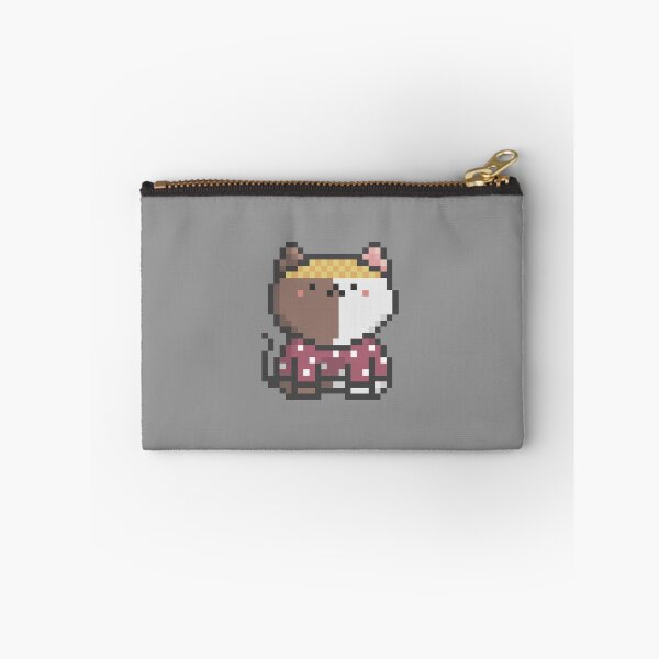 Item preview, Pixel Quiet Two Face Brown Black Cat 100 designed and sold by sosorimaru.
