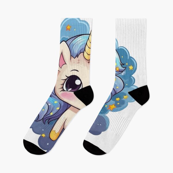 Item preview, Cute cartoon unicorn designed and sold by Stickermagician.