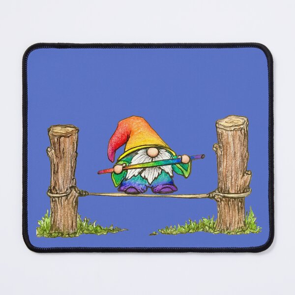 Item preview, Gnome on a tightrope designed and sold by SarahCD13.