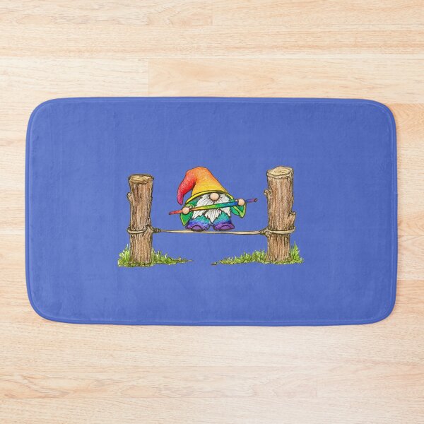 Item preview, Gnome on a tightrope designed and sold by SarahCD13.